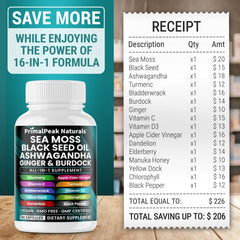 PrimalPeak Naturals bladderwrack capsules beside greens for cardiovascular support possibilities