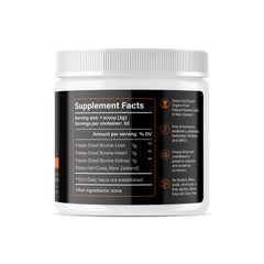 PRIMALRX Bovine Organ Powder heart section highlights nutrient-dense support.