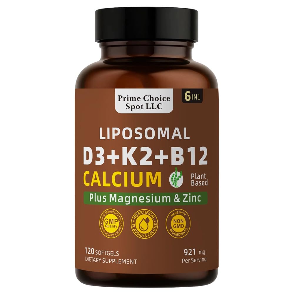 Prime Choice Spot Vitamin D3 K2 B12 bottle ready for daily bone support