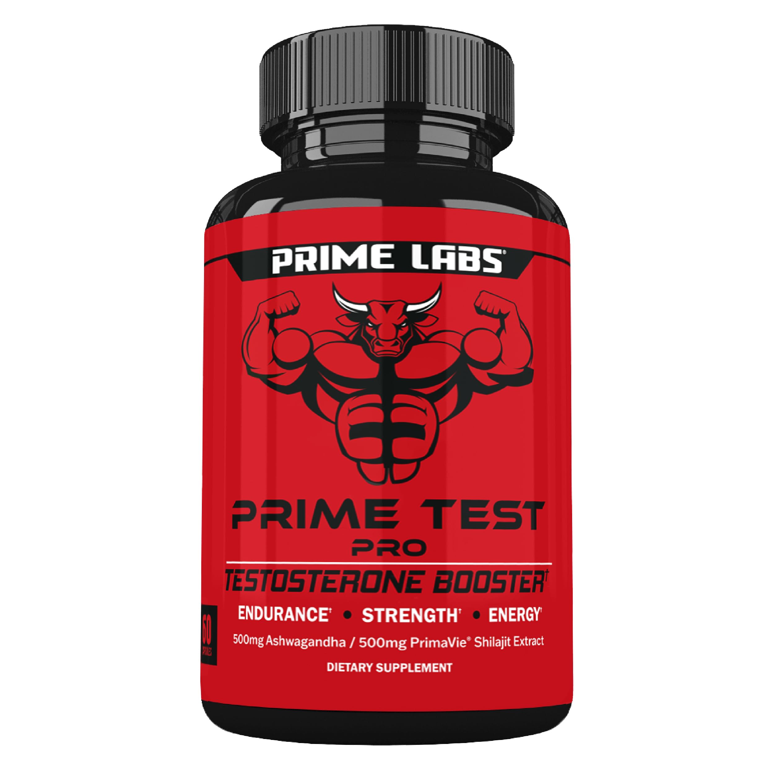 Prime Labs Prime Test Pro bottle front showing daily vitality support.