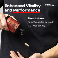 Prime Labs Prime Test Pro eurycoma longifolia ingredient for stamina.