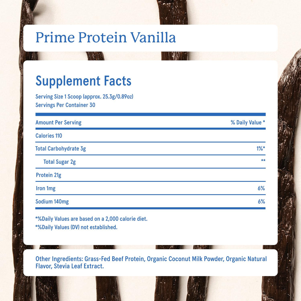 Prime protein flavors variety pack displays eight natural options.