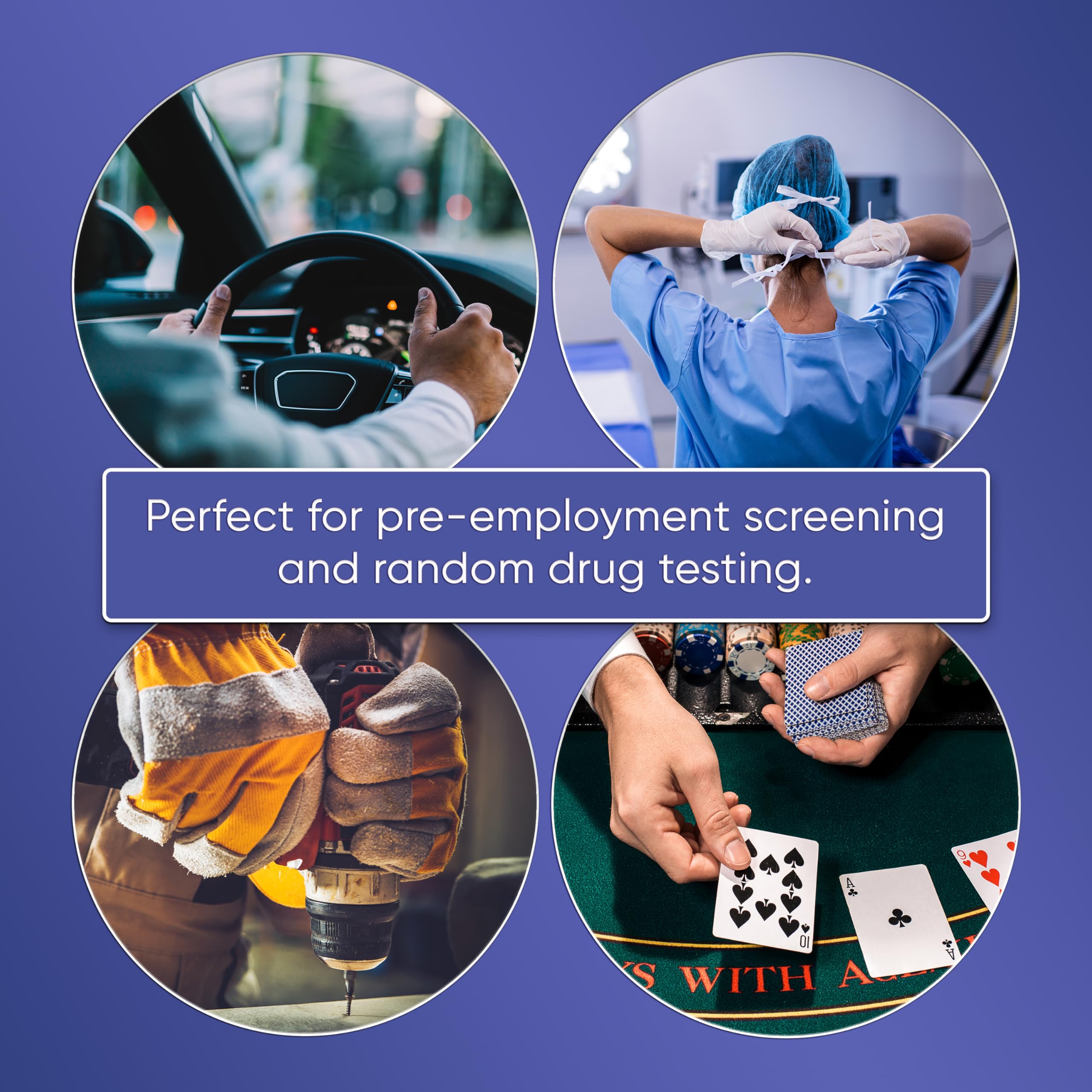 Prime Screen labels and seals keep tests securely stored between uses.