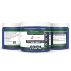 CherryPURE powder beside a smoothie to boost daily intake.