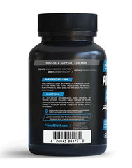 PrimeGENIX Prostate Support capsules close-up emphasizes vegan formula for everyday prostate health.