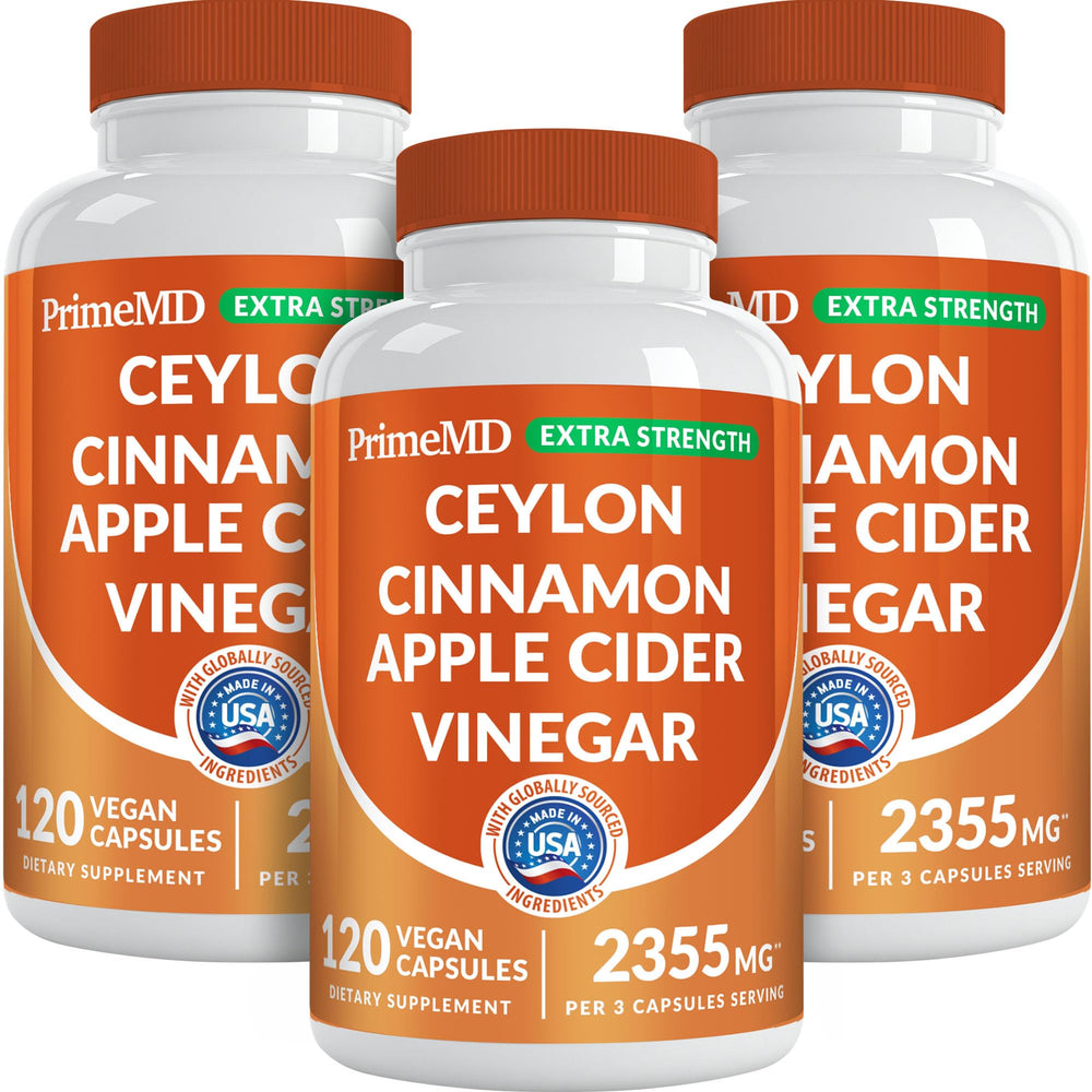 PrimeMD 5in1 cinnamon capsules bottle view for convenient daily support