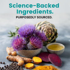 PrimeMD Bioperine-enhanced formula, helps with nutrient absorption during liver support.