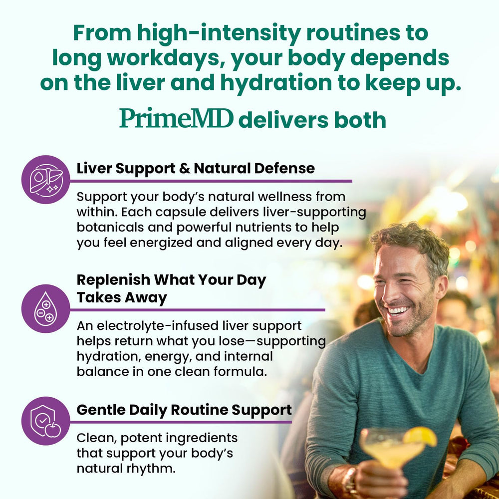 PrimeMD NAC ingredients capsules indicating nutrient-support blend