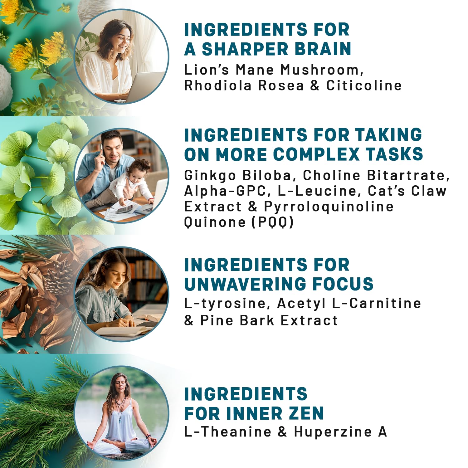PrimeMD nootropic blend showcasing L-Theanine for calm learning and mood balance.