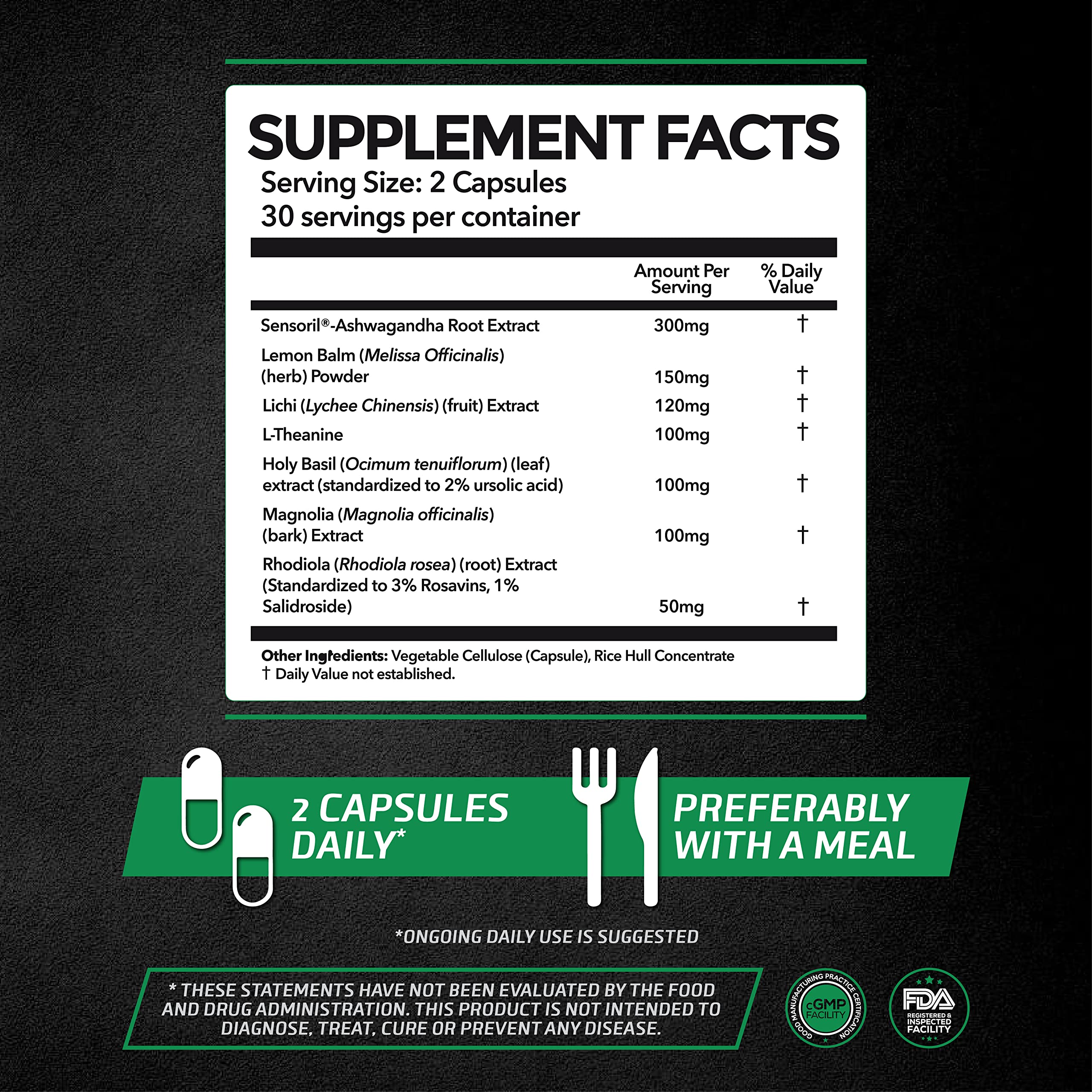 CortiSync label design emphasizes organic blend and adaptogens for balanced support.