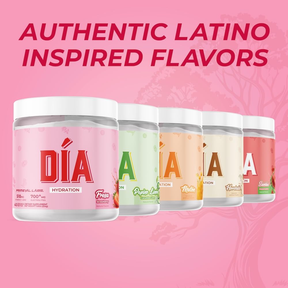Primeval Labs DIA hydration 40-serving pack on kitchen counter for daily use.