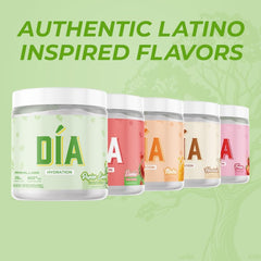 Primeval Labs DIA Hydration Pepino Limon ingredients panel with Vitamin C and Taurine
