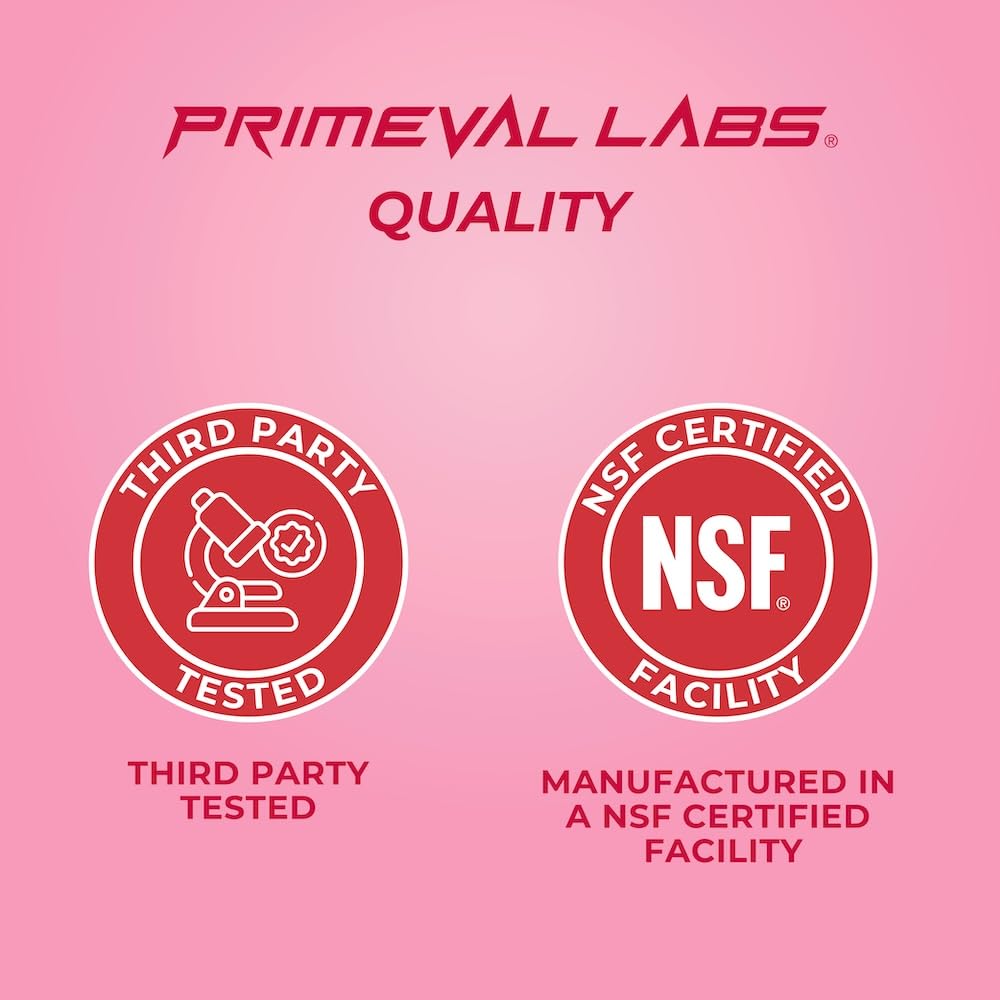 Primeval Labs DIA hydration powder front packaging featuring Fresa flavor.