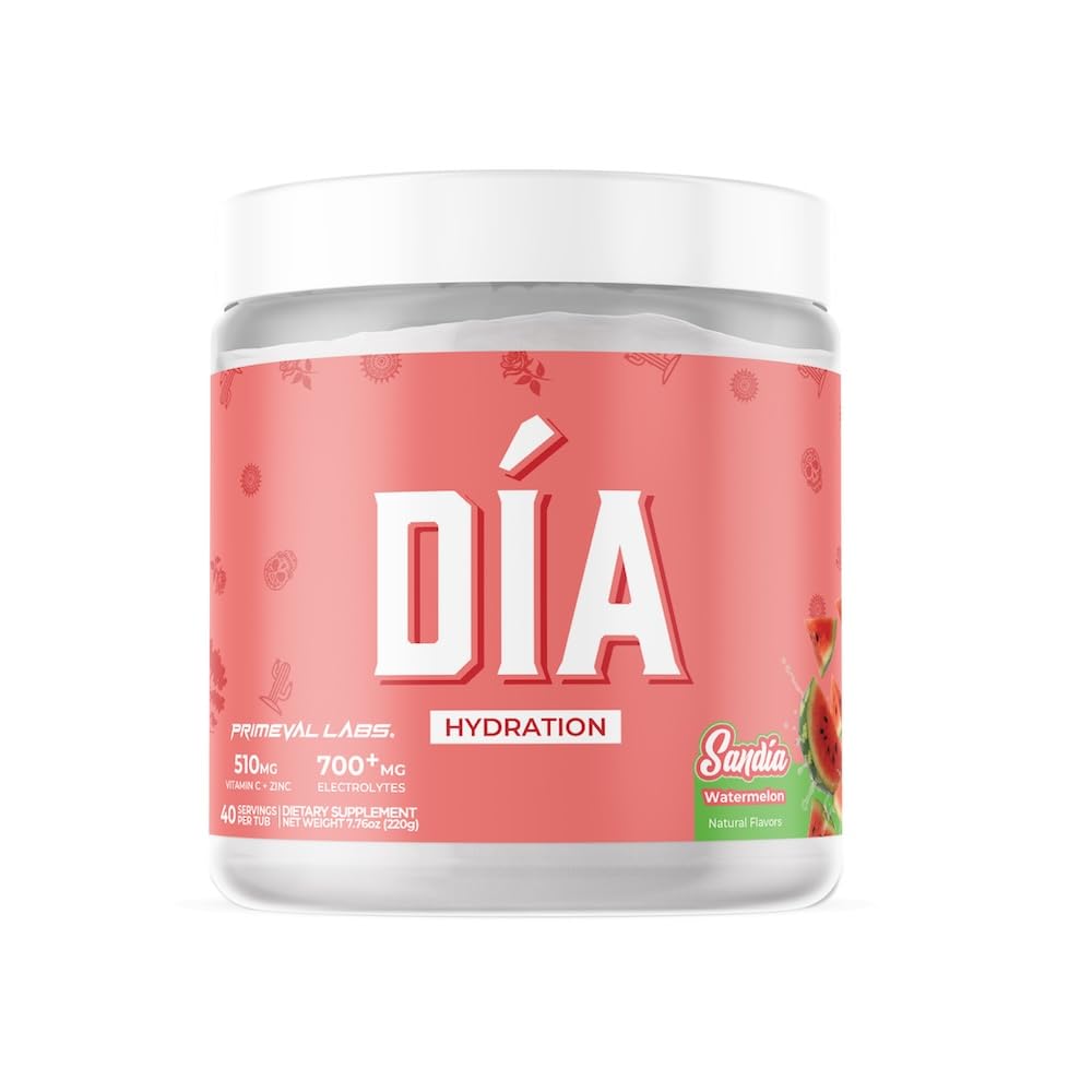 Primeval Labs DIA Hydration Sandia tub ready for daily refreshing hydration