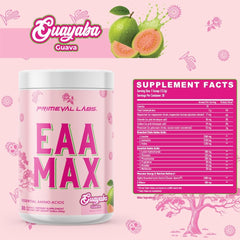 Primeval Labs EAA Max Energy powder scoop ready for mixing.