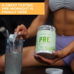 Primeval Labs PRE Melon label closeup emphasizes caffeine-powered focus.