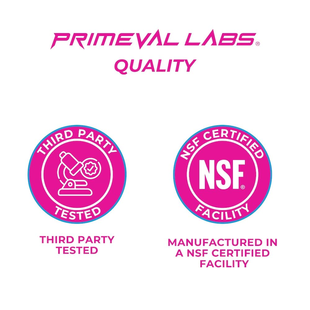 Primeval Labs Pure Whey Concentrate shaken mug demonstrates rich flavor.