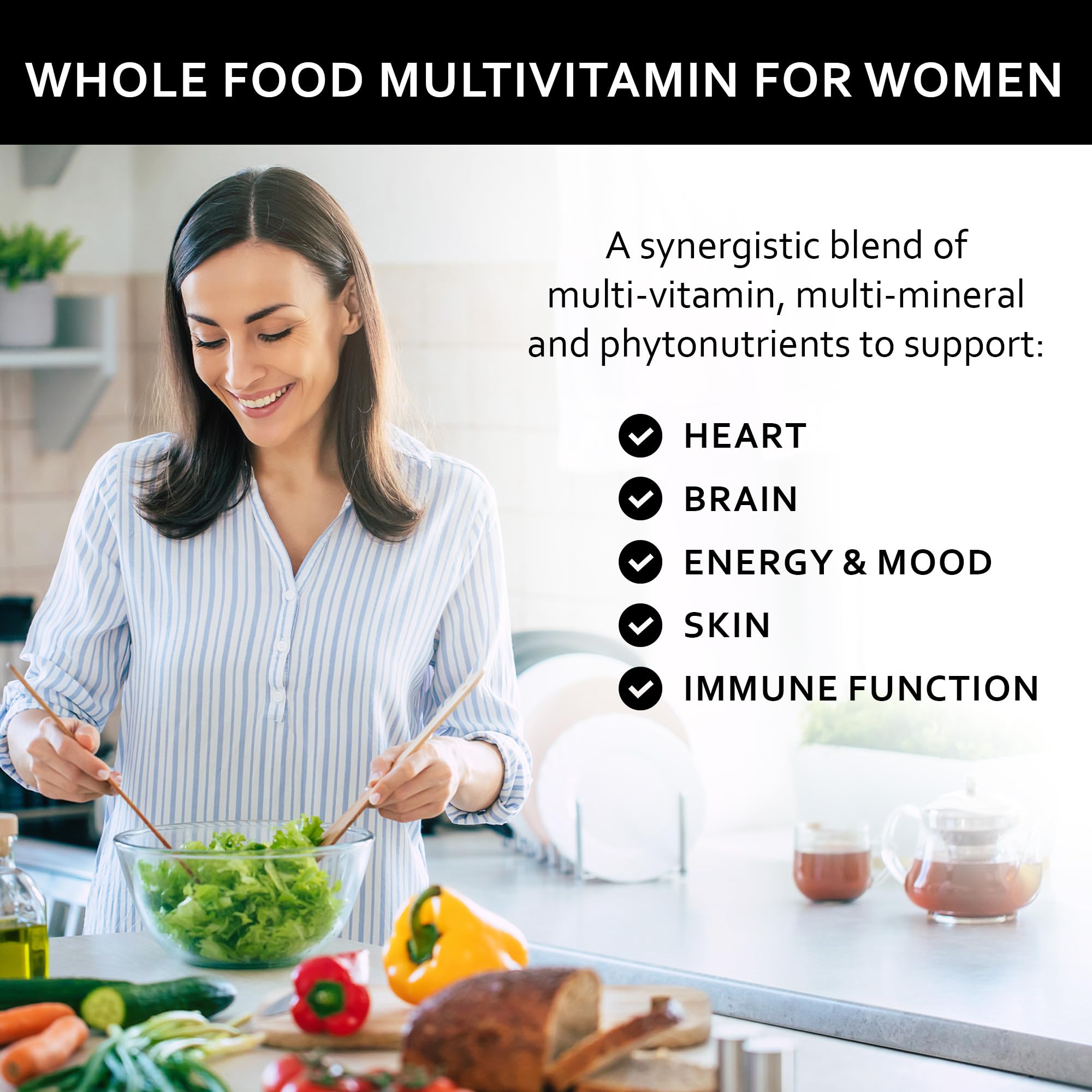 Primitive Scientific women's multivitamin capsules for daily nourishment and steady energy.