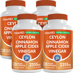 PrimeMD ceylon cinnamon powder bottle for daily energy support