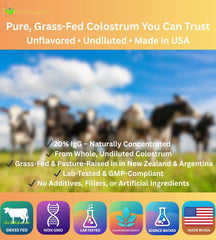 PrimoNourish IGG 20-percent label highlights natural concentration and quality.