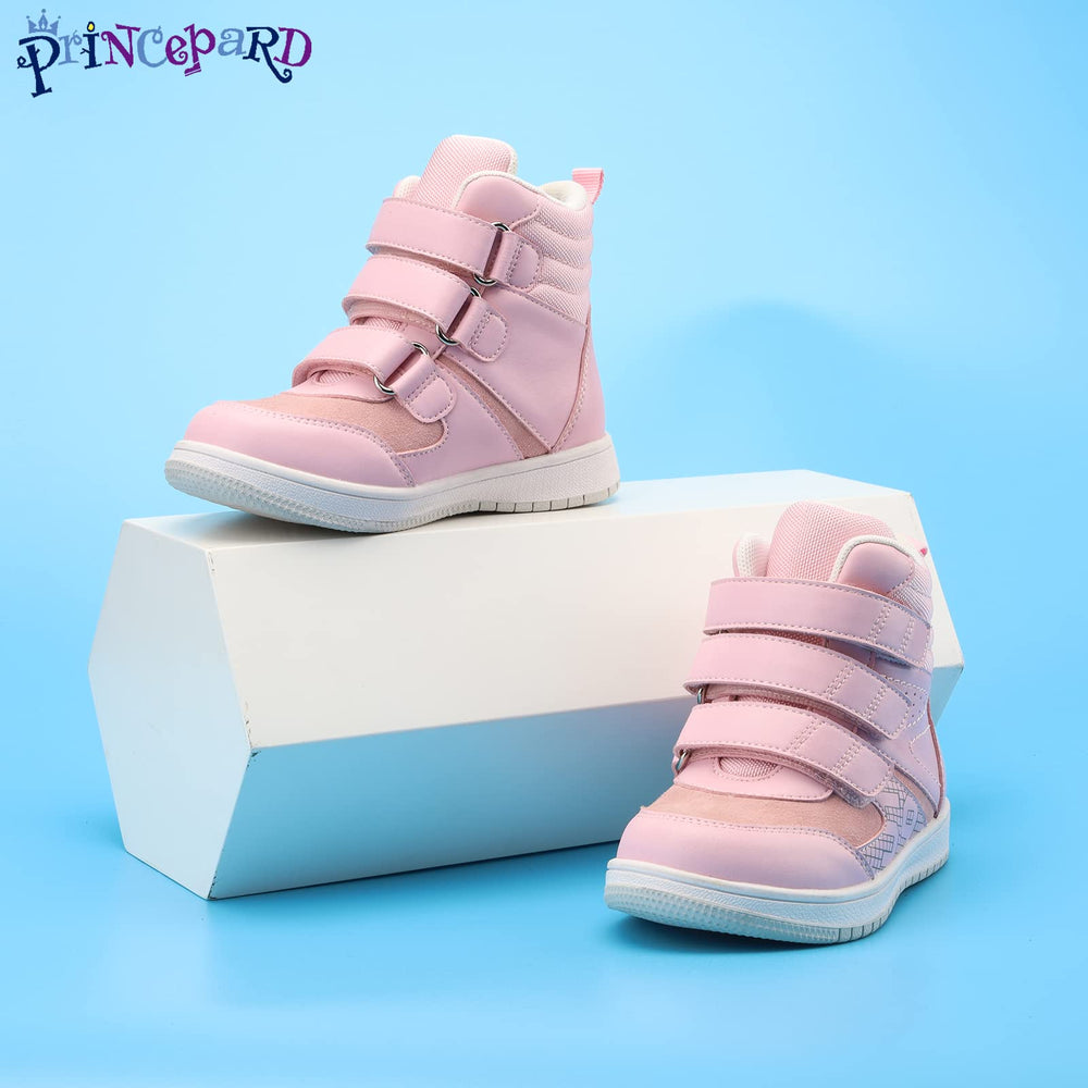 Princepard pink arch-support close-up highlights built-in orthotic aid for foot alignment.