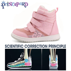 Princepard pink triple-strap closure photo shows adjustable fit for varying widths.