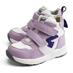 Princepard orthopedic shoes for kids with pink exterior and supportive structure.
