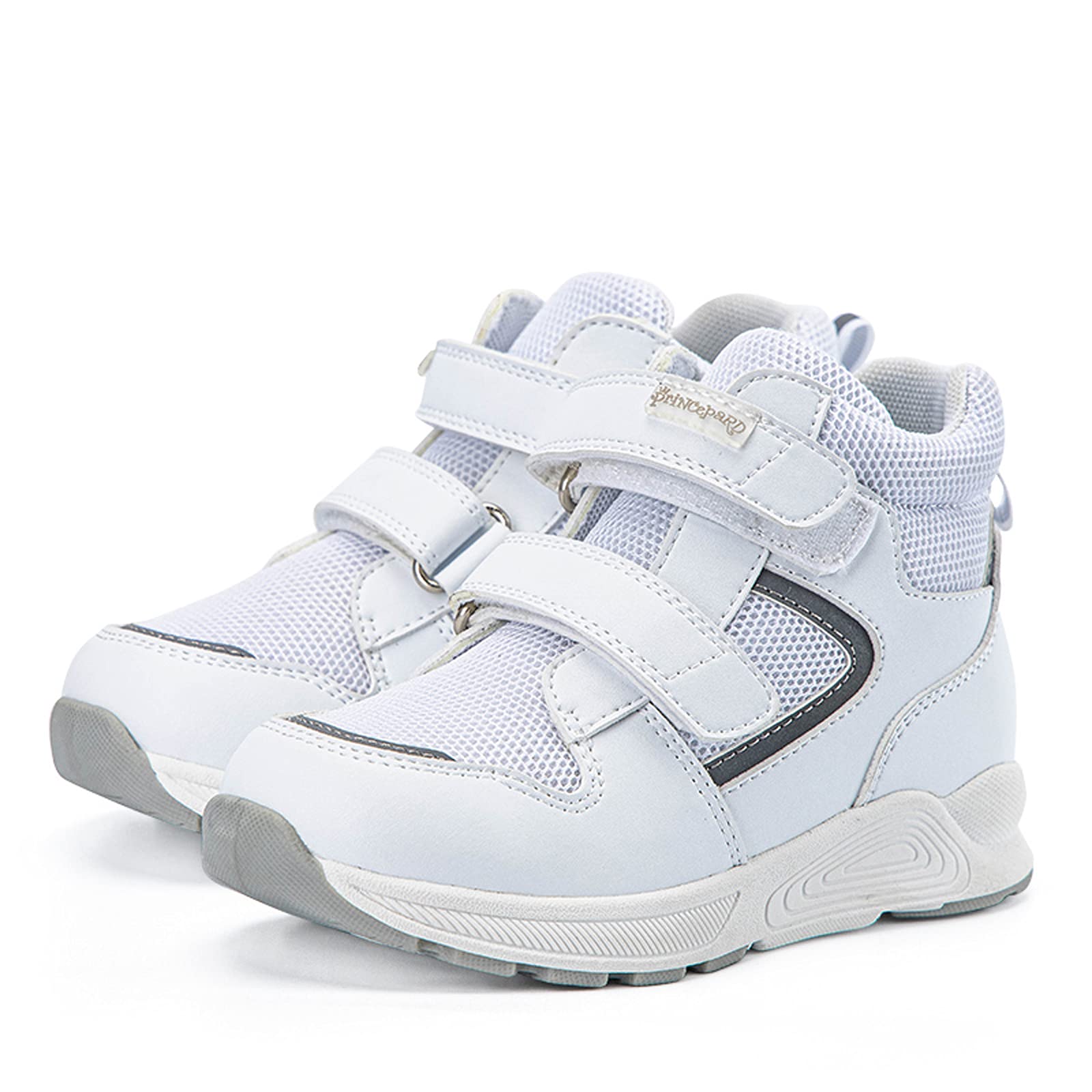 Princepard Toddlers Orthopedic Shoes with leather upper provide all-day comfort and support.