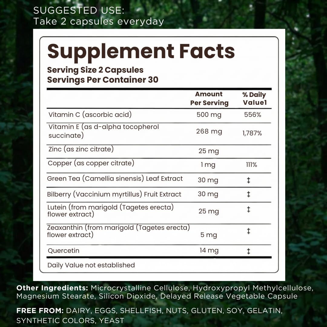 Pristene Macutene Protect capsules ready for daily use.