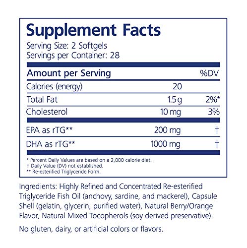 PRN Nuretin bottle label detail emphasizing re esterified triglyceride form.