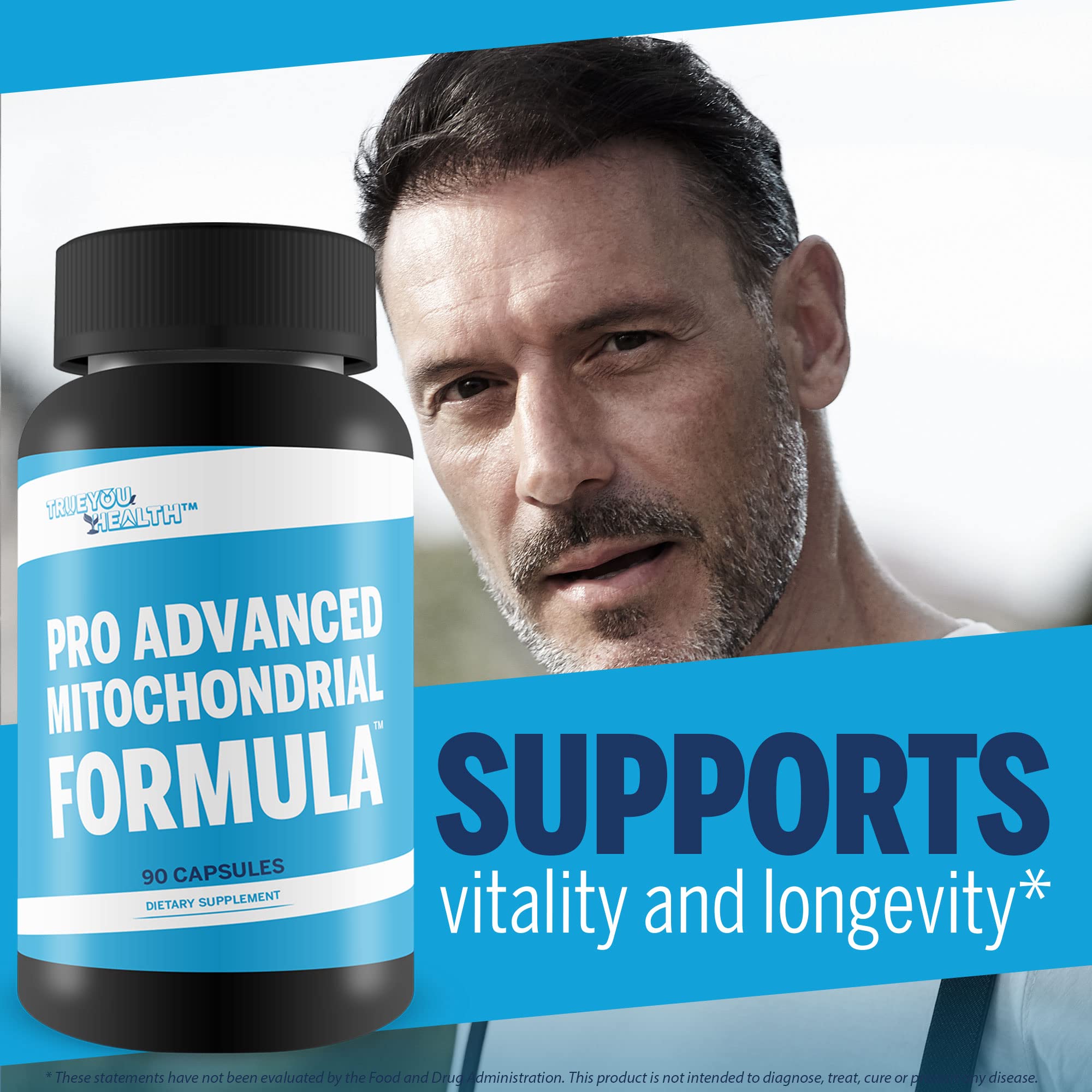 Pro Advanced Mitochondrial Formula produced in the USA with premium ingredients