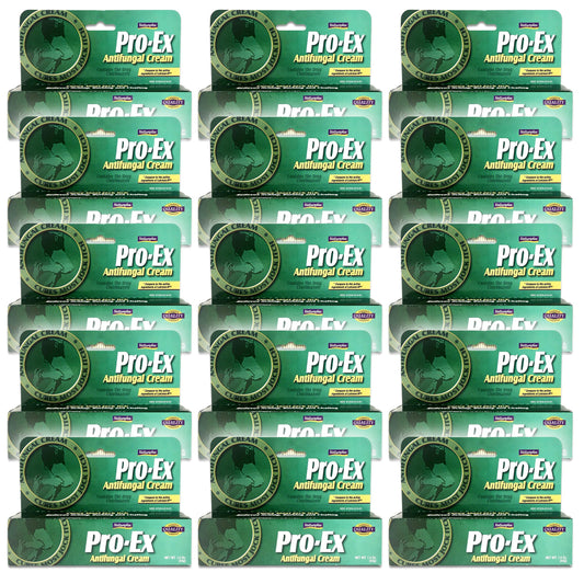 Pro-Ex clotrimazole anti-fungal cream tubes for topical itch relief
