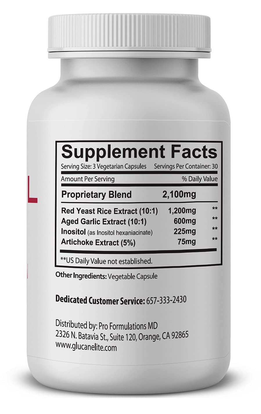 Cholesterol Elite capsules by Pro Formulations MD ready for daily supplement routine.