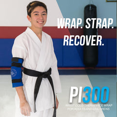 Multipurpose wrap supports wrist, forearm, and daily activities.