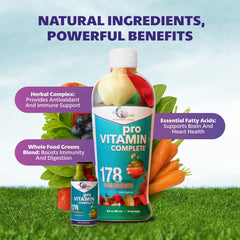 Pro Vitamin Complete herbal complex bottle highlights natural ingredients