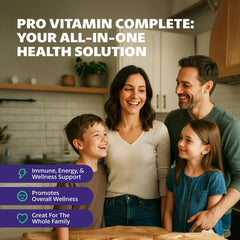 Pro Vitamin Complete liquid vitamins in dropper bottle for easy dosing