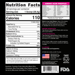 PRO NUTRITION LABS natural stevia-sweetened formula offers clean flavor.