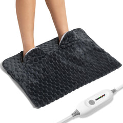 PROALLER electric foot warmer front view showing compact under-desk design