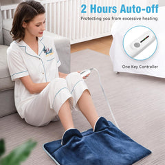 PROALLER foot warmer with 3 heat settings offers customizable comfort.