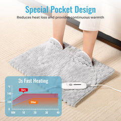PROALLER foot warmer auto-off feature ensures safe, energy-friendly use.