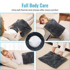 PROALLER foot warmer auto-off feature after 2 hours for safe use