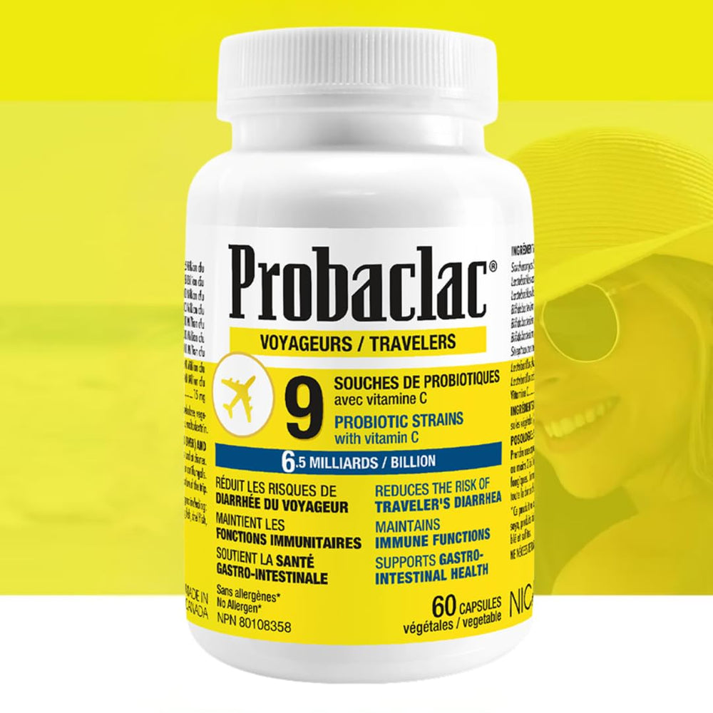 Probaclac gluten-free label signals a clean, travel-friendly formulation