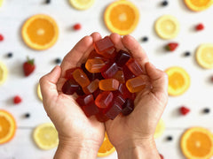 PROBAR Bolt ingredients panel highlights organic and soy-free components.