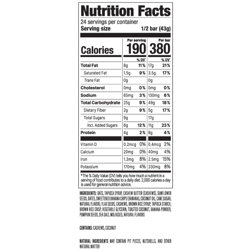 PROBAR Meal Bar Banana Nut Bread ready-to-eat on the go energy snack.