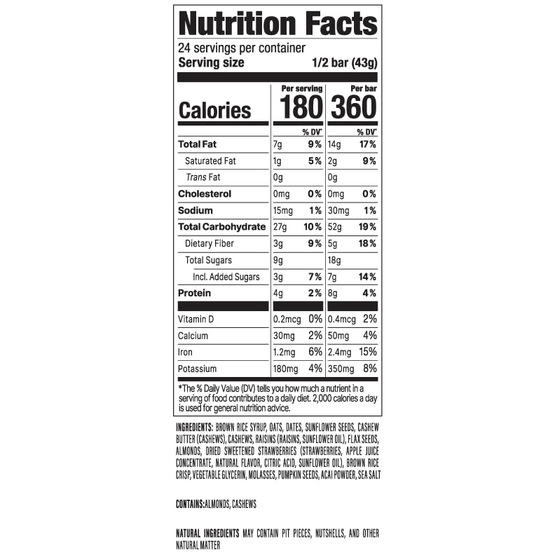 On-the-go serving in a bag showing convenient energy for work or travel.