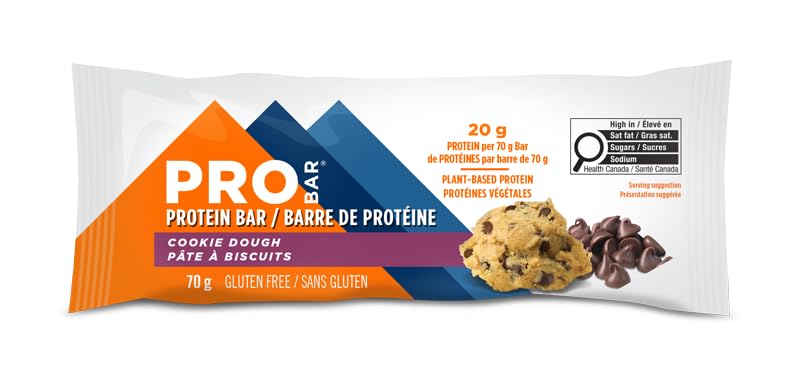 PROBAR Cookie Dough packaging highlights gluten-free and non-GMO ingredients