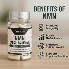 Active lifestyle scene with daily NMN capsule ready to take