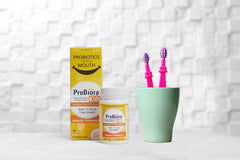 Probiora Kids dental-wellness focus supports gums and teeth.