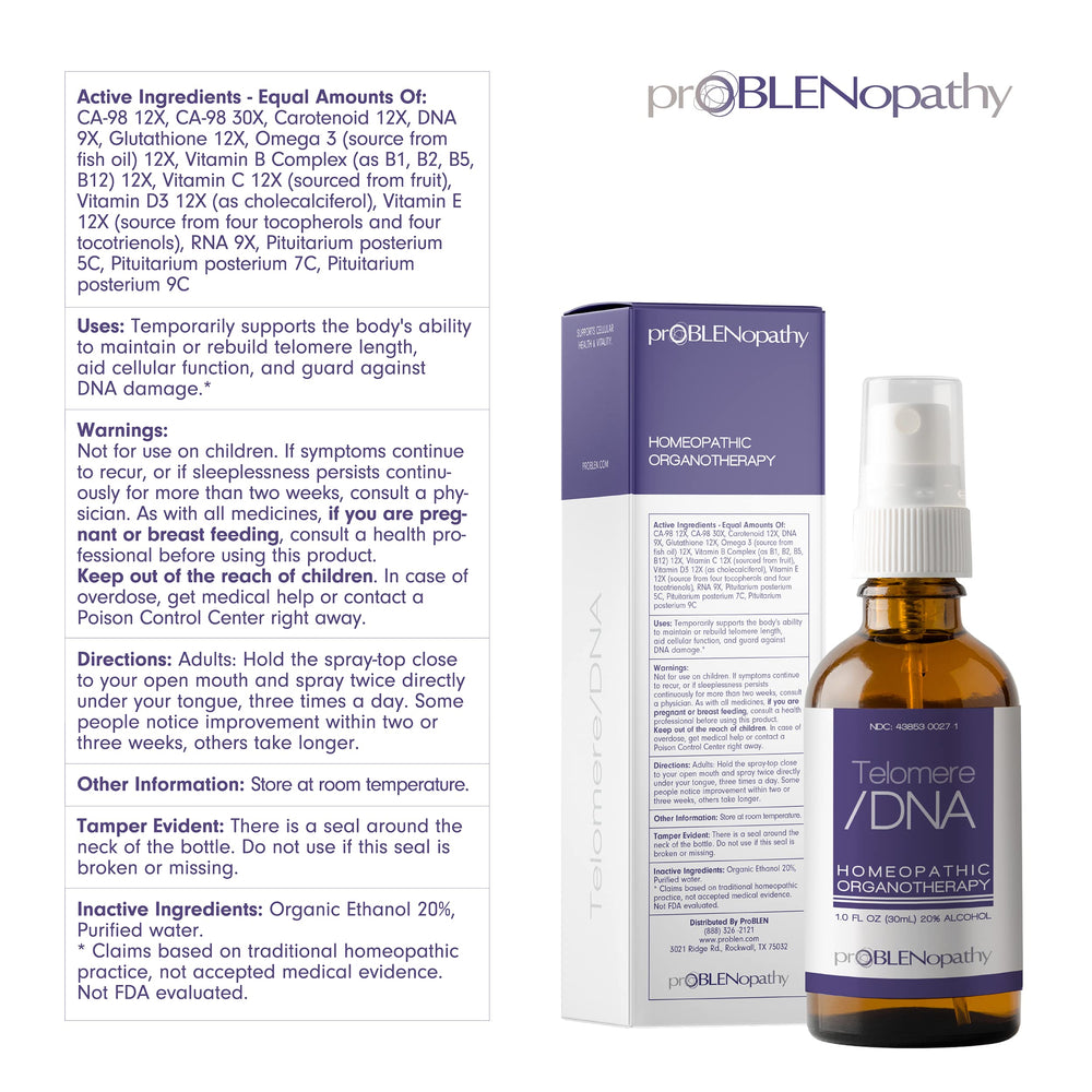 ProBLENopathy bottle supports daily immune and anti-aging wellness.