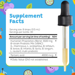 Probonix Humarian dropper indicating easy 8-drop daily dosing.
